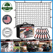 Pickup Truck Cargo Net Stretches To 12 Feet Ideal For Small And Large Items Pickup Truck Cargo Net Stretches To 12 Feet Ideal For Small And Large Items