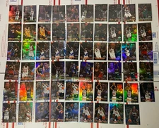 Lot of 59 1997-98 Flair Showcase Row 2 Parallel Cards Semi Stars, Commons - Dups