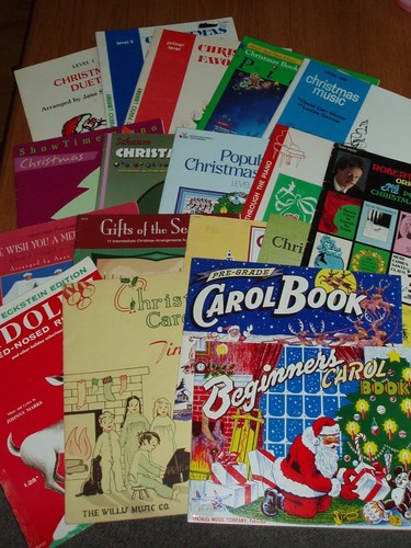 Piano Christmas Music Books Sheets *Choose titles *Variety of Levels *P/V/G