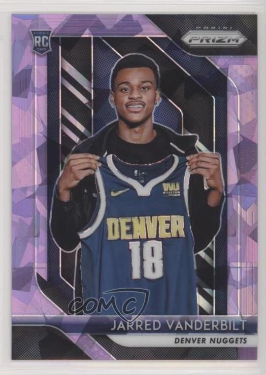 2018-19 Panini Prizm Purple Ice Prizm 35/149 Jarred Vanderbilt #42 0ad