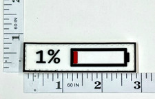 Tactical Gear - Funny - Morale Patch - Low Battery - 1 - Hook Back - PVC