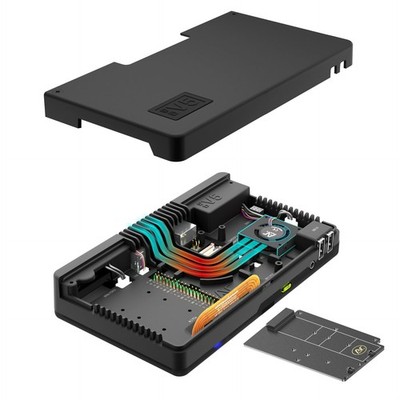 Argon V5 M.2 NVMe Case for Raspberry Pi 5 | Aluminum Pi 5 Case w/Active + Pas...