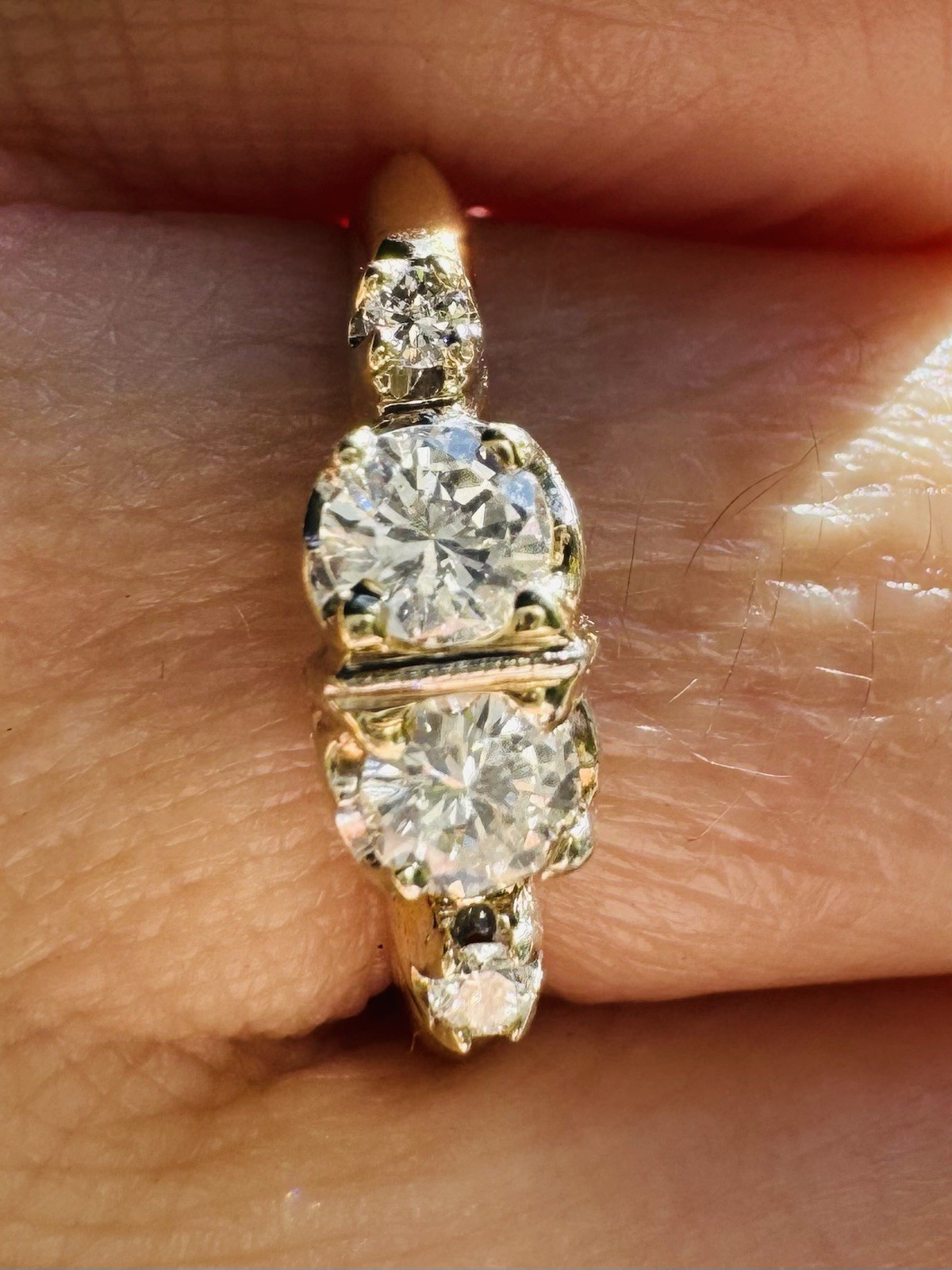 14k Diamond Ring - image 1