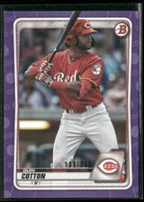 2020 Bowman Draft #BD-104 Quin Cotton Purple #/250