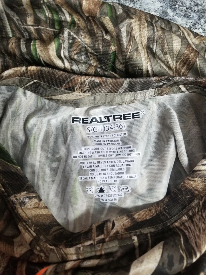 Mens Short Sleeve Performance TShirt Realtree Max 5 Mens Small Camo - Image 3 of 4