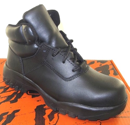 WORX por Red Ala Zapatos para hombre Bota caña no metálica Cuero Negro  Nuevo | eBay