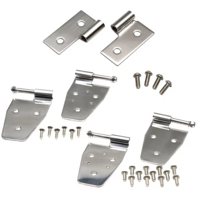 Cerniere porta semiporte set cerniere acciaio inox Jeep CJ + Wrangler YJ TJ 96-06