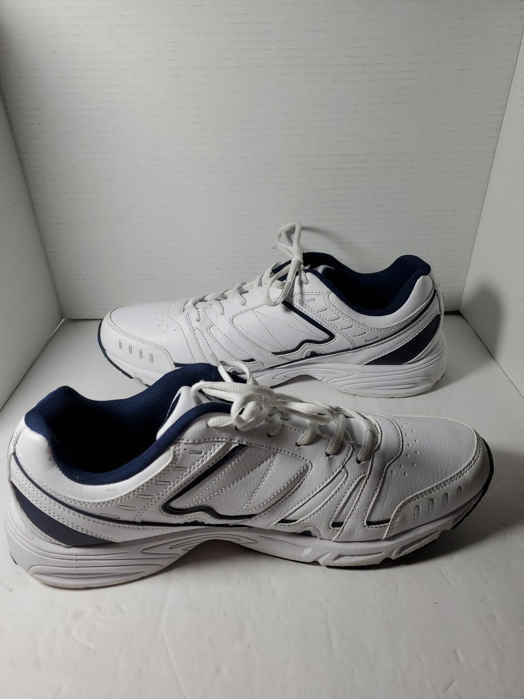 SAOLA FILA Sneakers Uomo Taglia 14 Bianco Navy Memory Go The Distance Cross Training