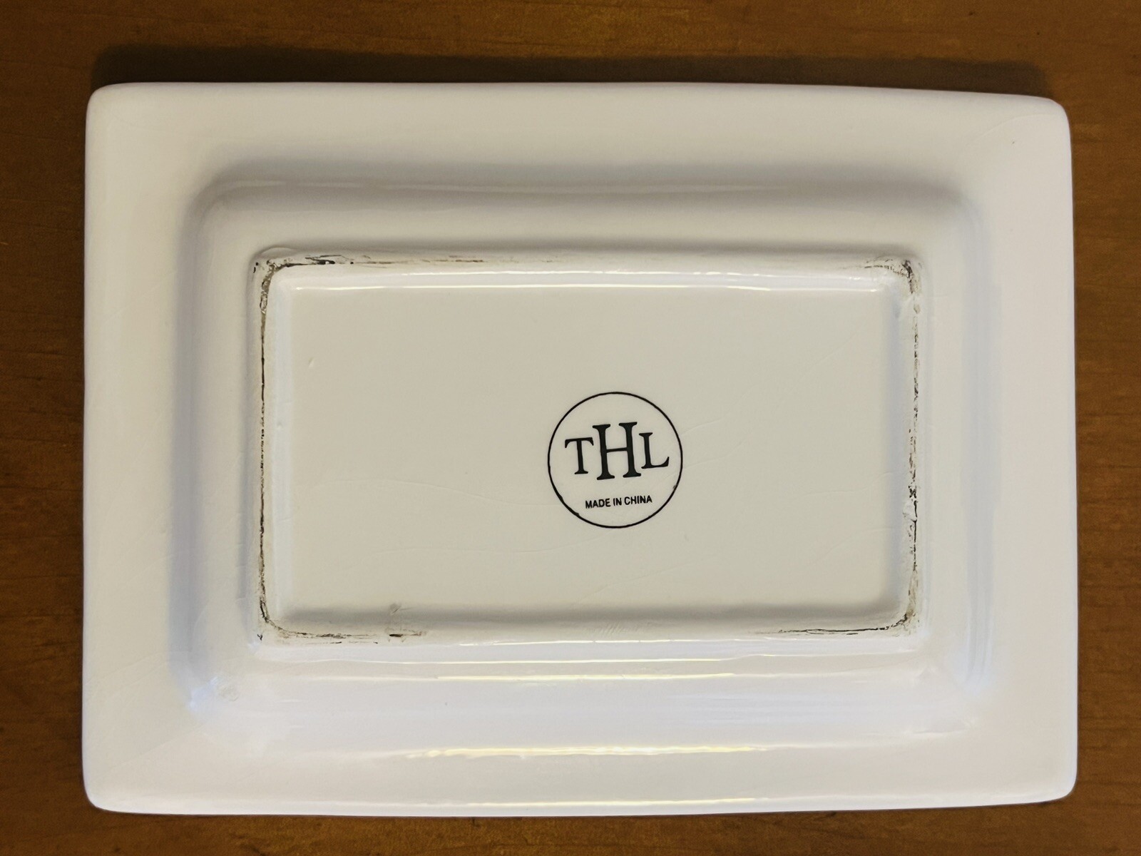 THL French Farmhouse Covered White Ceramic Butter Dish 6 in X 4 in eBay