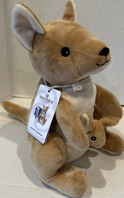 Warmies Plush Kangaroo and Joey Microwaveable Stuffed Animal French Lavender NWT