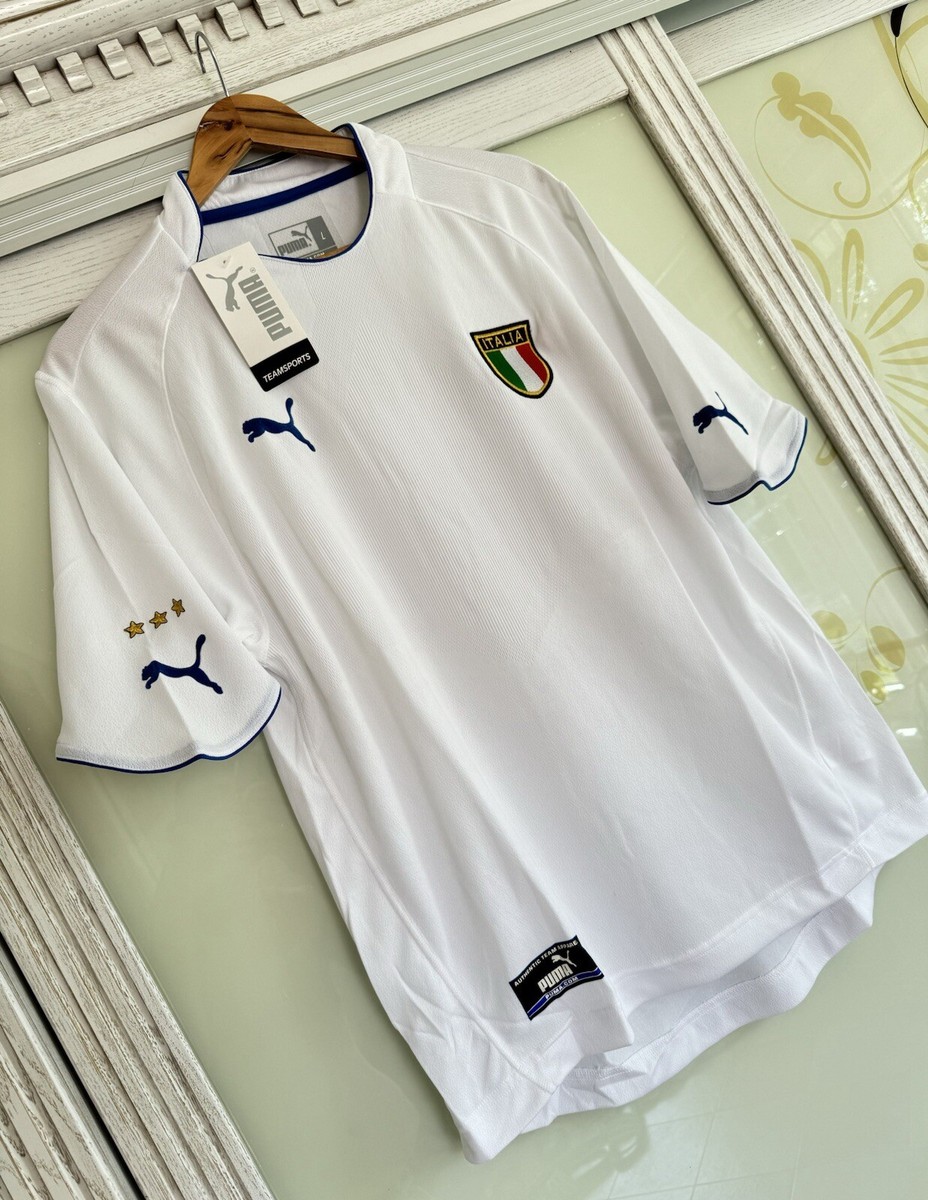 Vintage Italy 2003-2004 Away Soccer Jersey Football Shirt Kit Size