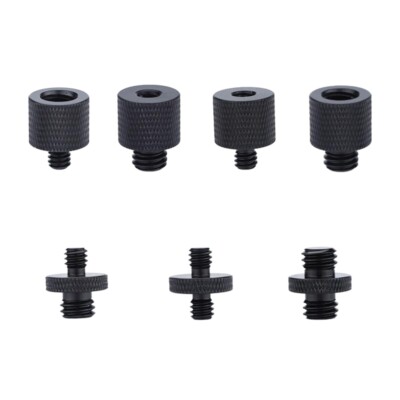7 Types Camera Screw Converter Male Female Tripod Screw Thread Adapter Aluminum