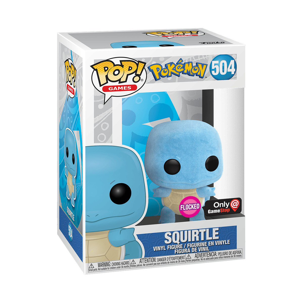 希少限定版 Funko POP ゼニガメ504 Flocked 仕様 Funko Pop! Vinyl: Pokémon - Squirtle (Flocked) - GameStop