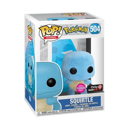Funko Pop! Vinyl: Pokémon - Squirtle (Flocked) - GameStop (Exclusive) #504