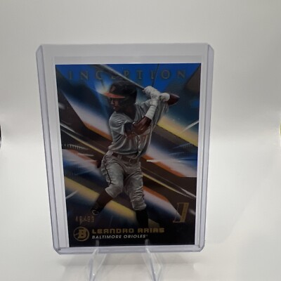 2023 BOWMAN INCEPTION BALTIMORE ORIOLES - LEANDRO ARIAS 49/99 ##52