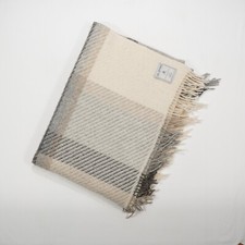 ÁLAFOSS Designer Wolldecke Guðrún Gunnarsdóttir Island Vintage 131cm x 185cm Sch