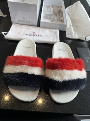 Moncler Sandale Jeanne Blu Navy 38 Sandalen Adilette New Sold Out Hype