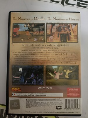 Jeu Herdy Gerdy Pour PS2 - Version FR Sans Notice - État Correct (boîtier Usé)