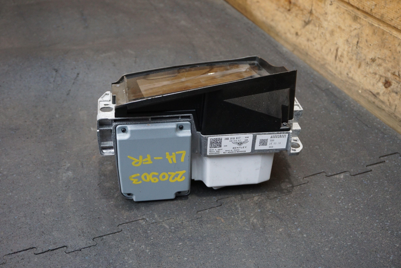 Driver Dashboard Heads Up Dispplay HUD Monitor 36B919617 Bentley Bentayga 16-20