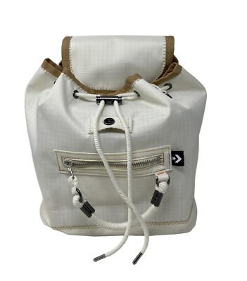 ?SCHOOL SALE?Converse Mini Rucksack Cream Bag Pocket Button 10023000-A01 Converse | Bags | School Saleconverse Mini Rucksack Cream  main image 2