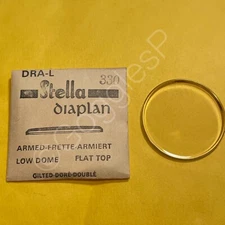 Stella Diaplan Low Dome Flat Top Acrylic Crystal w/Tension Ring(Choose Size)