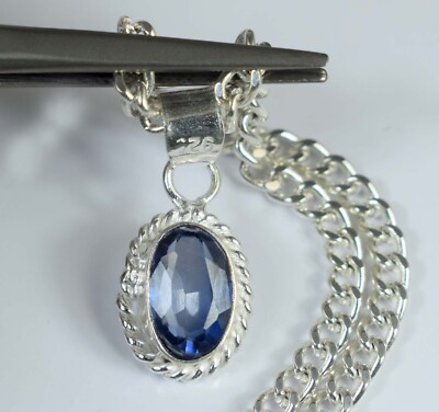 Pendentif En Argent Sterling 925 Avec Saphir Padparadscha 11 Carats - Certifié AGSL, Forme Poire/larme