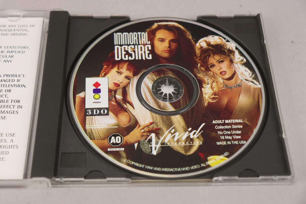 Immortal Desire 3DO 1994 Vivid Video CD EX w/Case & Artwork NO