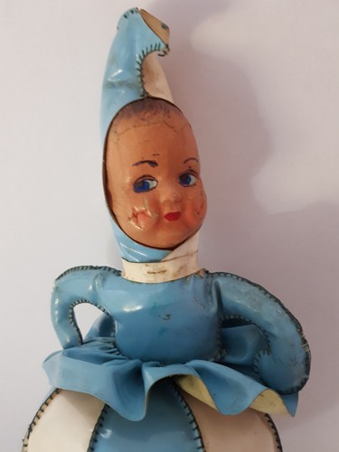 Poupée Ancienne CULBUTO – Clown / Fou Du Roi – 27 Cm – À Restaurer