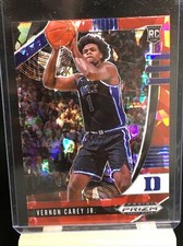 Vernon Carey Jr 2020-21 Panini Prizm Draft Picks Red Prizm Rookie Card # 27