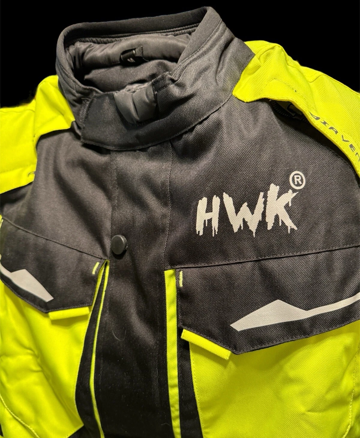 HWK Adventure/Touring Motorcycle Jacket Men, Medium, Waterproof, Heavy-Duty image 4