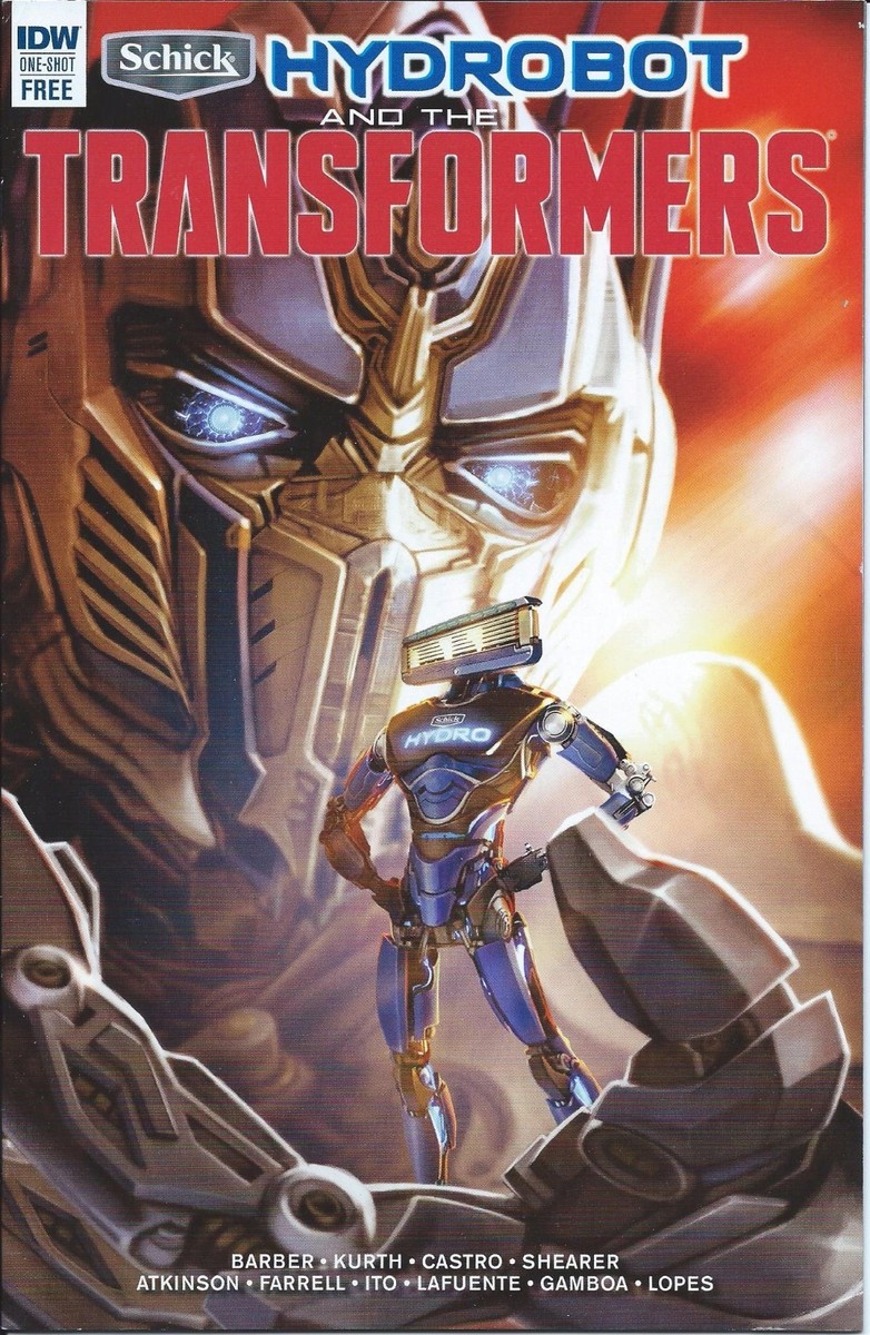 HYDROBOT & THE TRANSFORMERS 1 IDW RARE GIVEAWAY PROMO SCHICK