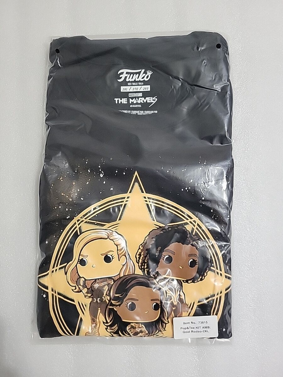 NEW Funko Pop The Marvels Marvel Collector Corps Box - Shirt NEW Funko Pop The Marvels Marvel Collector Corps Box - Shirt
