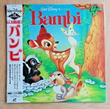 NTSC LASERDISC - Bambi 1942 PILA-1233 c/w Inserts