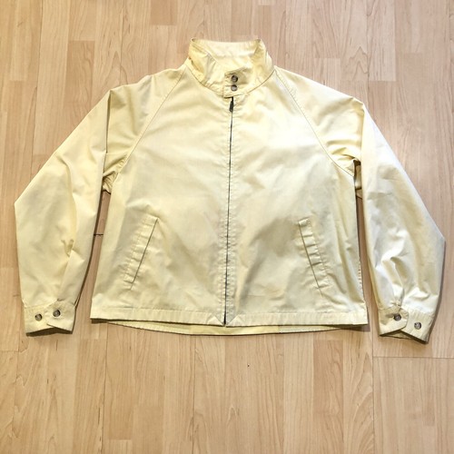 Vtg London Fog Jacket 44 Reg Yellow 
