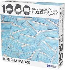 Funwares - Buncha Masks Pop Art Puzzle (1,000 Piece Puzzle), *NEW*