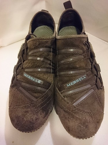 merrell brown trainers
