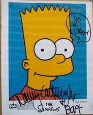 Nancy Cartwright Voice of Bart Simpson AUTOGRAPHED 8X10 Photo as pictured