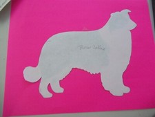 Border Collie Car Magnet Hand Cut and Painted U pick style color