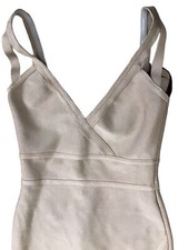 Tfnc Brown Gold Body on Dress Size Xs Bnwt Away 3.9 Short 34”