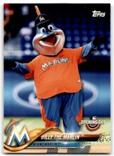 2018 TOPPS OPENING DAY MASCOTS BILLY THE MARLIN MIAMI MARLINS #M-12