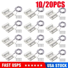 10/20x MC-38 NC Door Window Contact Sensor Magnetic Switch For Home Alarm System