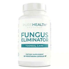 PureHealth Research FUNGUS ELIMINATOR Toenail Care 60 Vegetarian Capsules