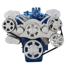 Ford Fe Serpentine System All Inclusive 390 427 429 Ffe Ac Ps Alt Billet Chrome