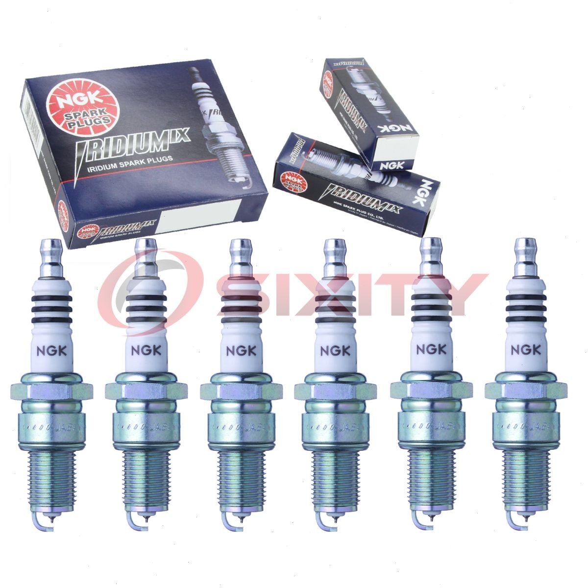 6 pcs NGK Iridium IX Spark Plugs for 1964-1969 Chevrolet Chevelle 4.1L 3.8L az