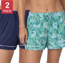 Women  s Room Service 2PK Lightweight Modal Lounge Shorts Size M