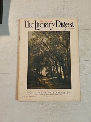 The Literary Digest Magazine. May 19, 1923