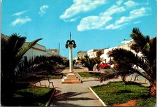 Rota Cádiz Spain Calvario Street Vintage Linen Continental Postcard A557