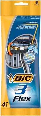 BIC Einwegrasierer 3 Flex für Männer 4er Pack