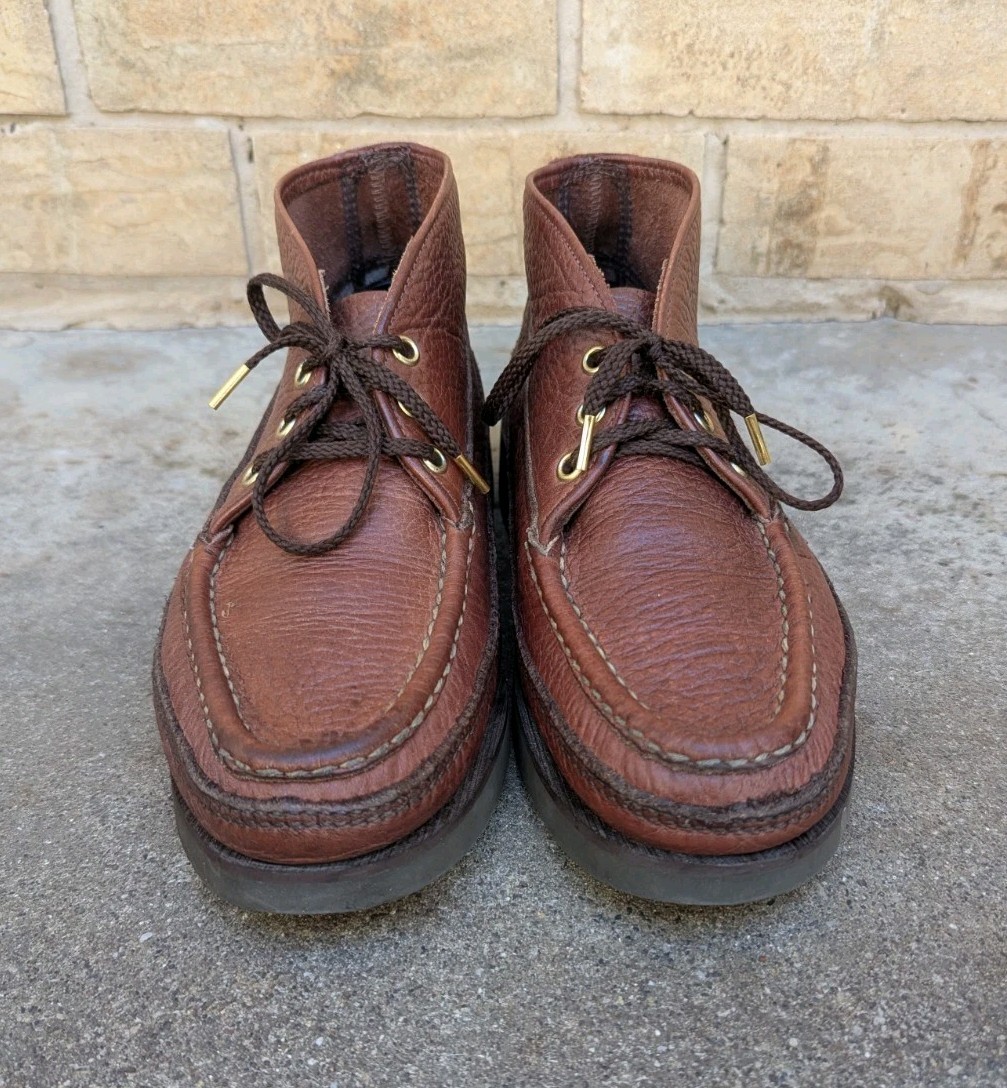 Russell Moccasin Sporting Clays Chukka Boots Men's 7 EE Brown