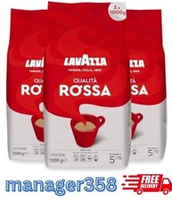 Coffee Qualita Rossa, Pack of 3, 3 x 1000 g, Brand new best fast delivery uk 19.35 per kilo